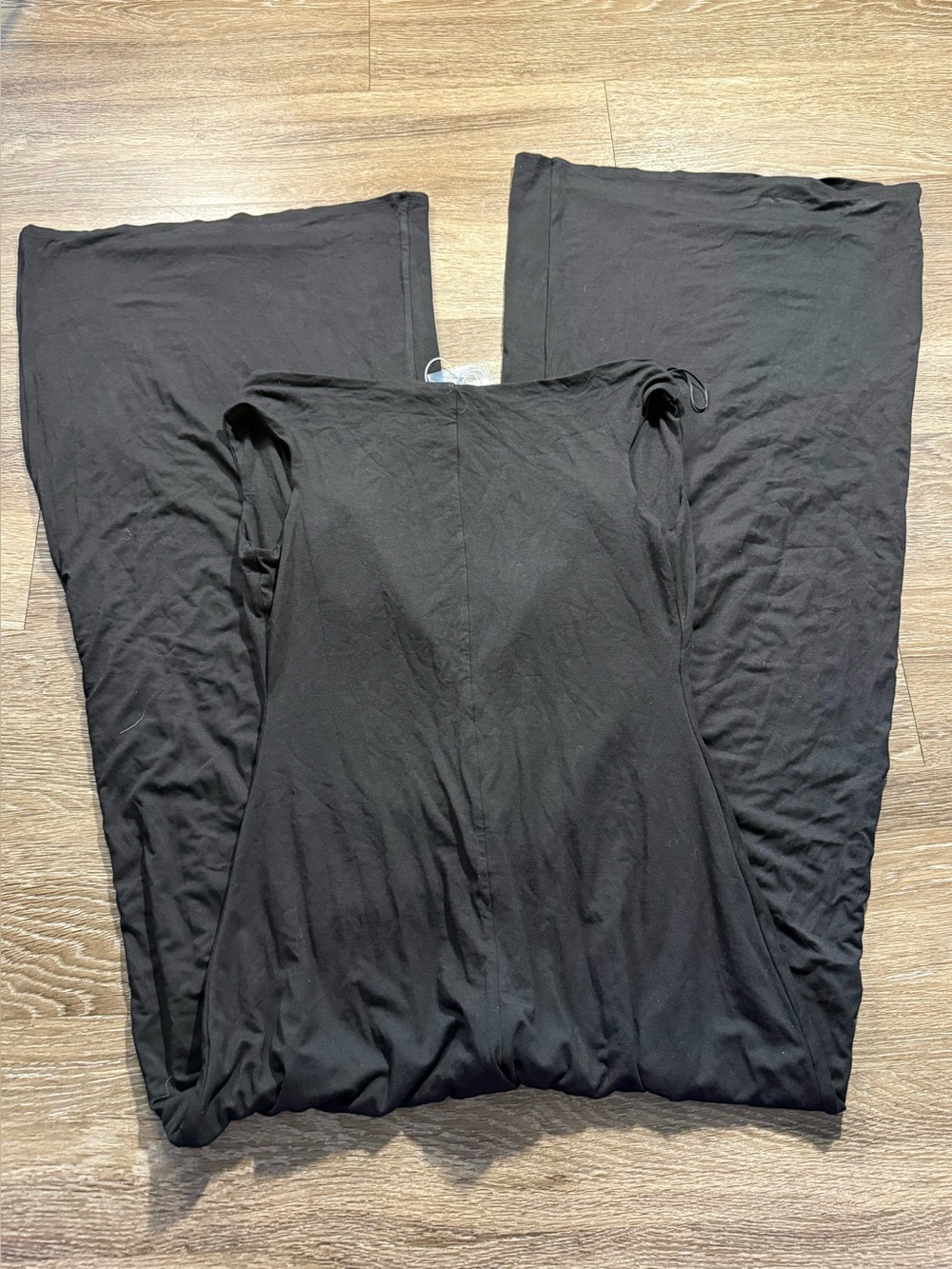 Naked Wardrobe Smooth Wide Leg Jumpsuit Black - Picture 7 of 7